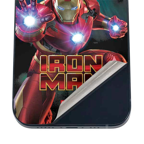 Marvel Iron Man Repulsor Blast iPhone 17 Pro Skin